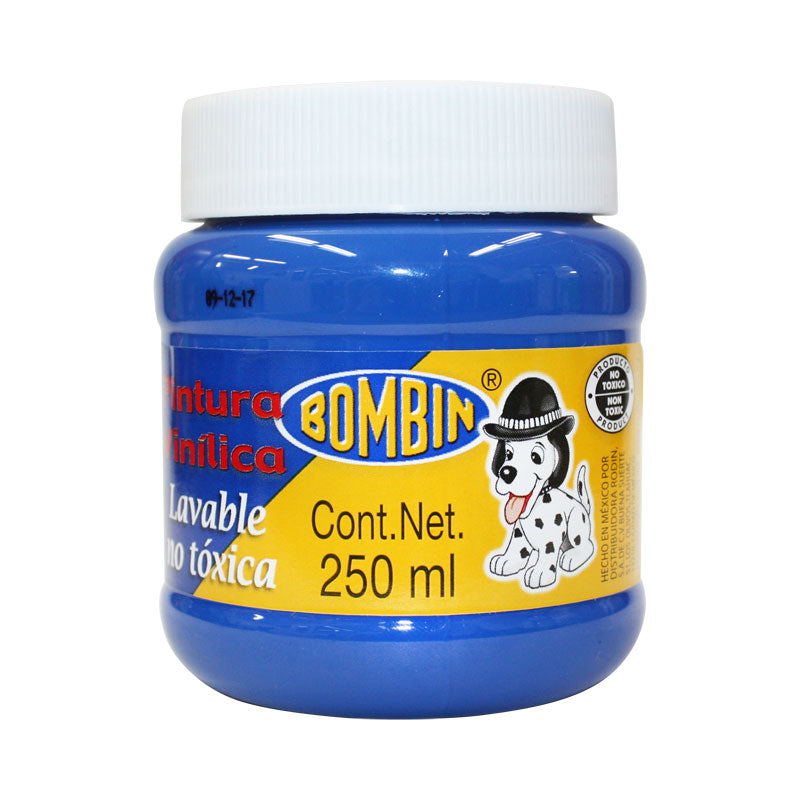 Pintura Vinilica Azul Bote 250 ml Bombin