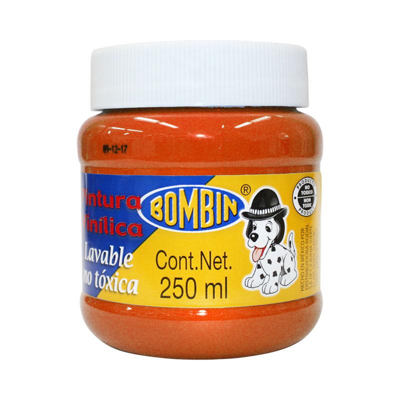 Pintura Vinilica Naranja 250 ml Bombin Bote Rodin