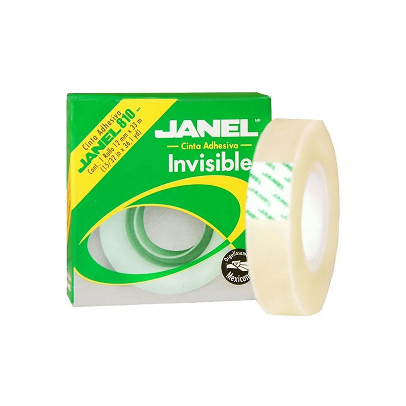 Cinta Adhesiva #810 Invisible 18mm x 33m Janel