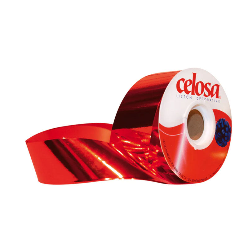 Cinta Rojo #9 50 mts Rollo Celosa Janel