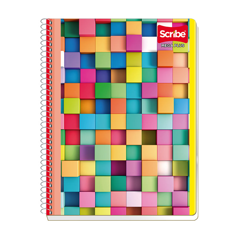 Cuaderno Profesional Espiral Raya 200 hjs Mega Scribe