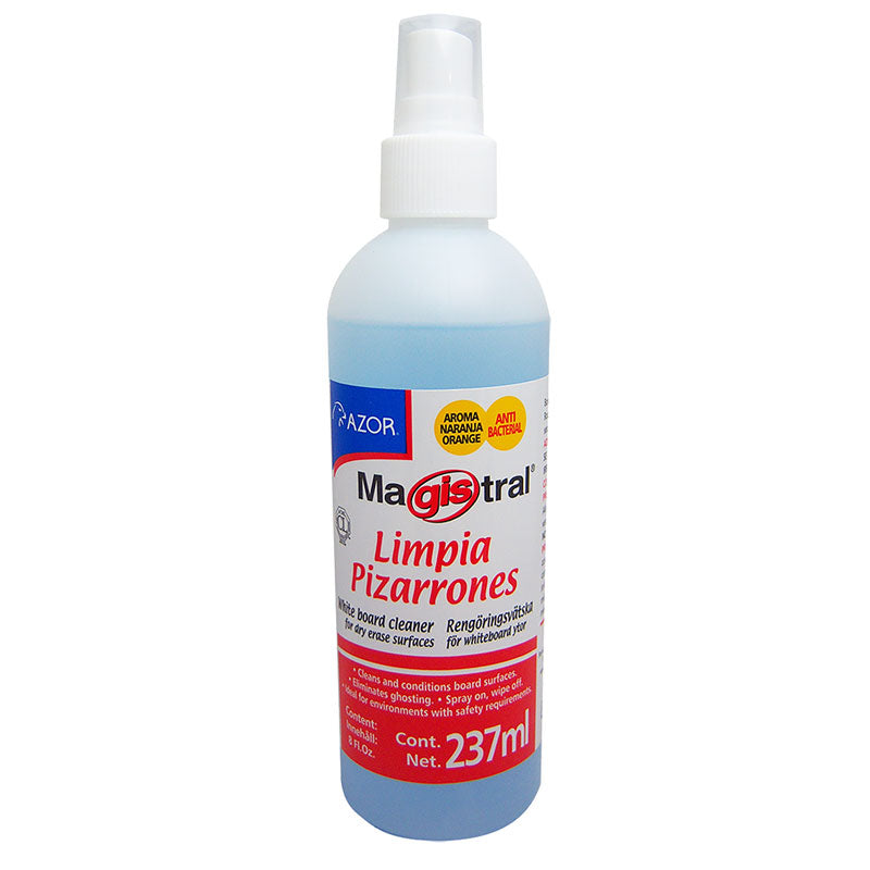 Limpiador Liquido para Pizarrón Blanco 273 ml Magistral Azor