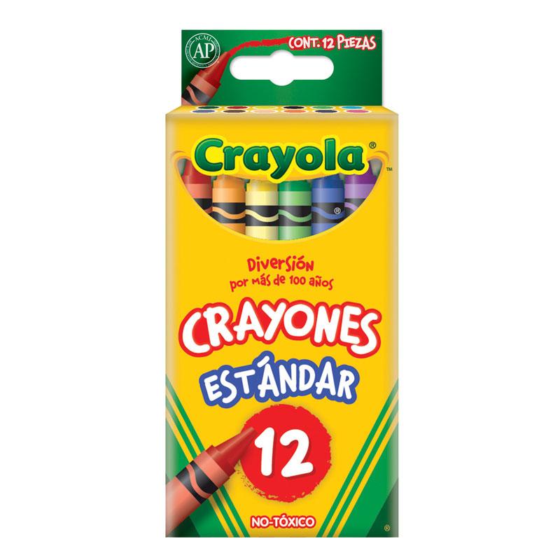 Crayones Delgados Redondos C/12 piezas Crayola Binney