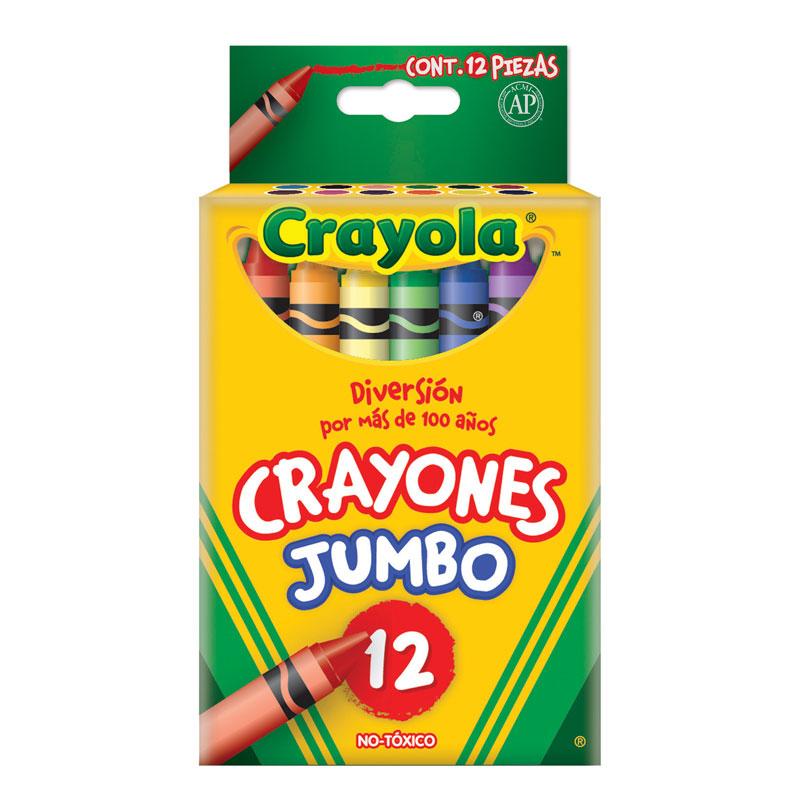 Crayones Gruesos Redondos C/12 piezas Crayola Binney