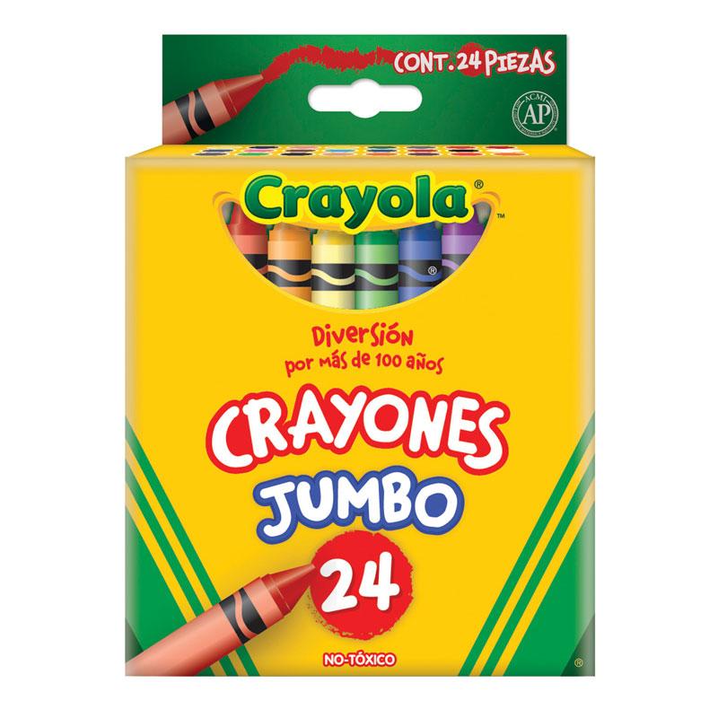 Crayones Gruesos Redondos C/24 piezas Crayola Binney