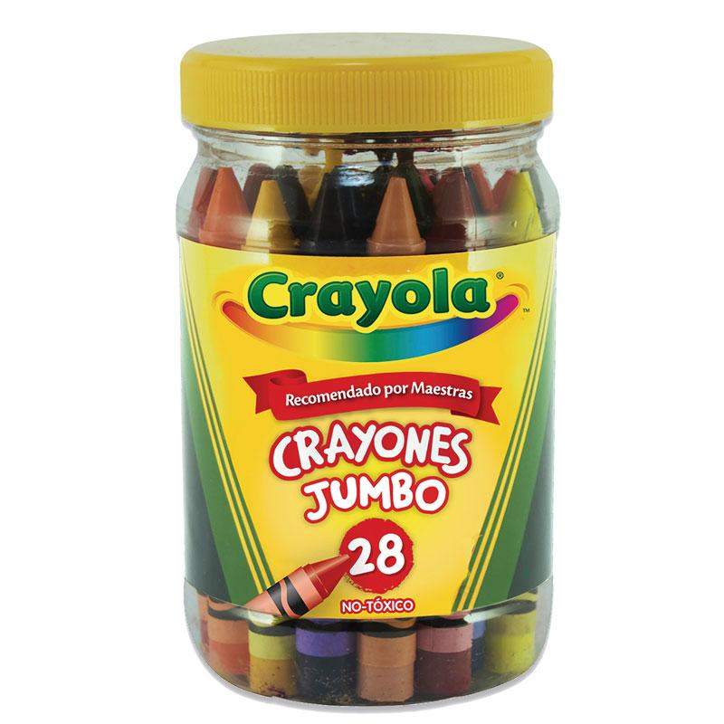 Crayones Extra Gruesos Redondos C/28 piezas Crayola Binney