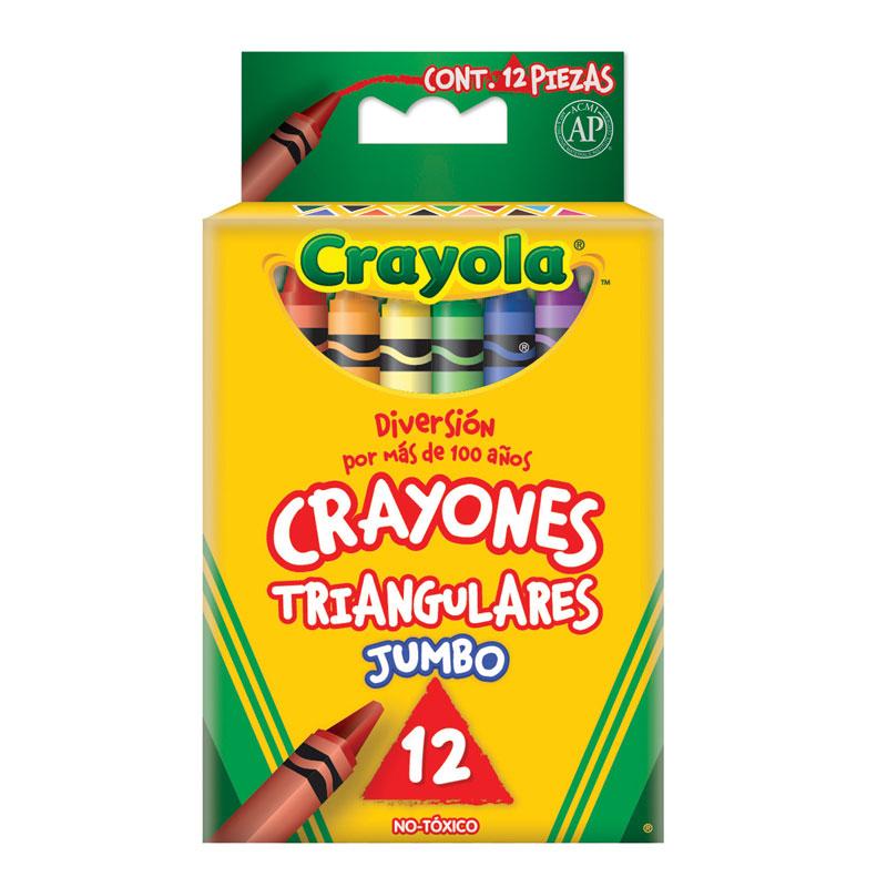 Crayones Gruesos Triangulares C/12 piezas Crayola Binney