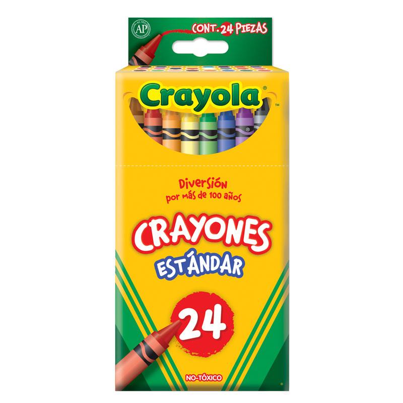 Crayones Delgados Redondos C/24 piezas Crayola Binney