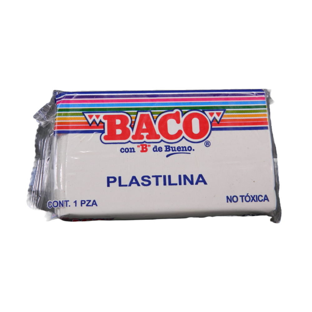 Marqueta de plastilina BACO color blanco