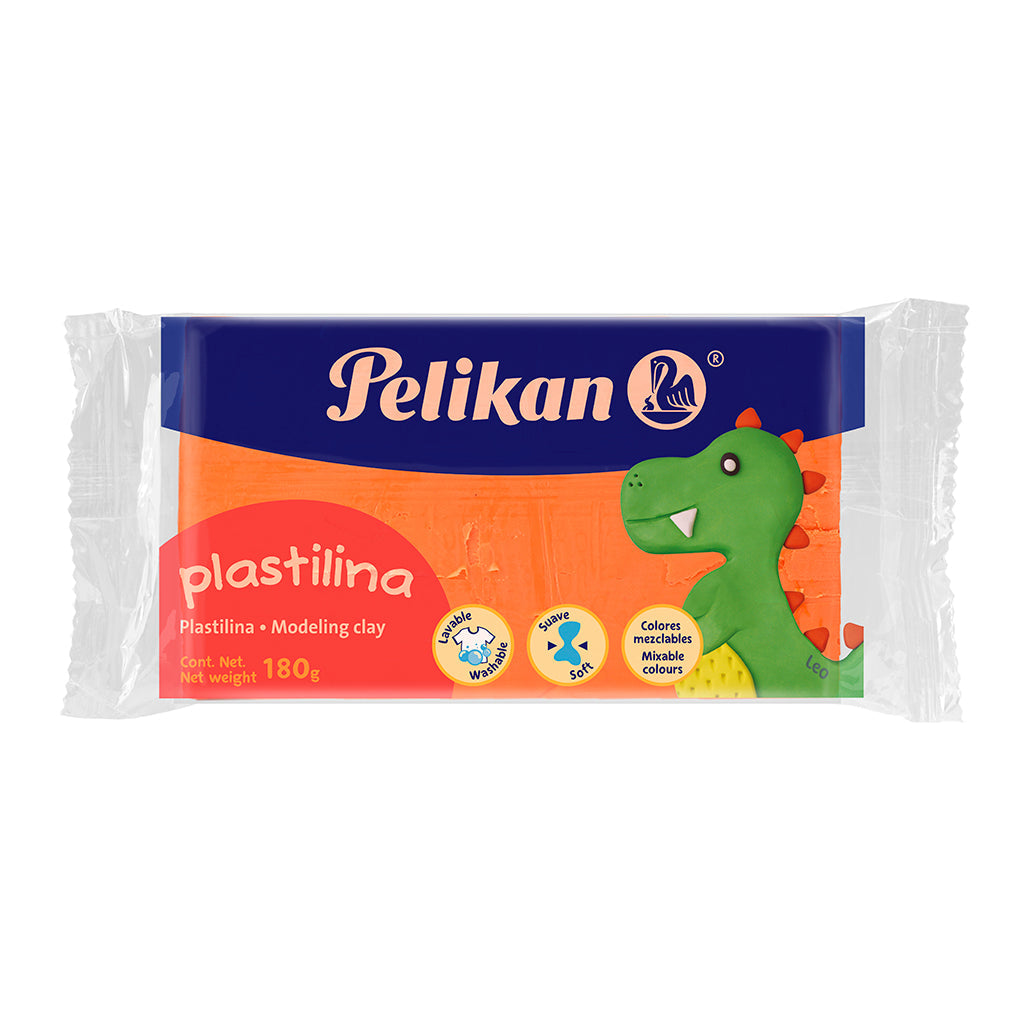 Plastilina Marqueta Naranja 180 grs Pelikan