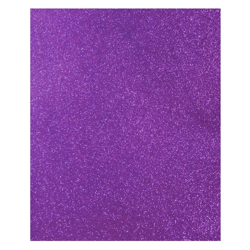 Foamy Diamantina Morado Carta Paquete/5 pzas Pascua Megafumi