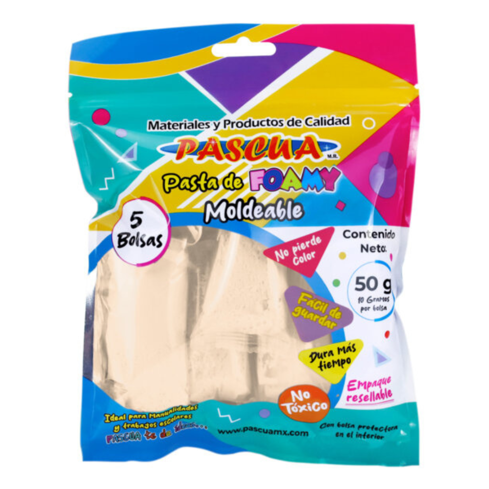 Foamy Moldeable Carne 50 grs Pascua