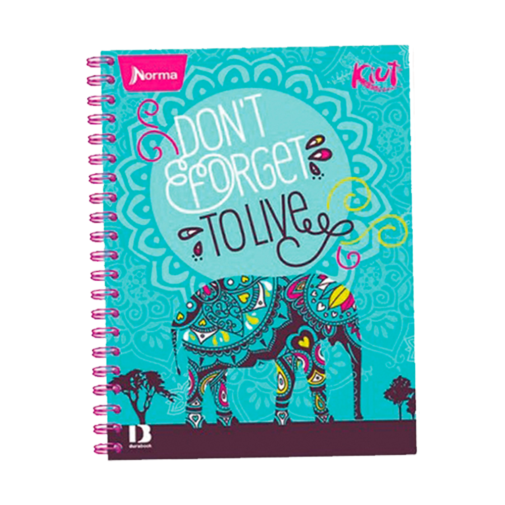 Cuaderno de Apuntes Doble Arillo Raya 80 hjs Kiut Norma