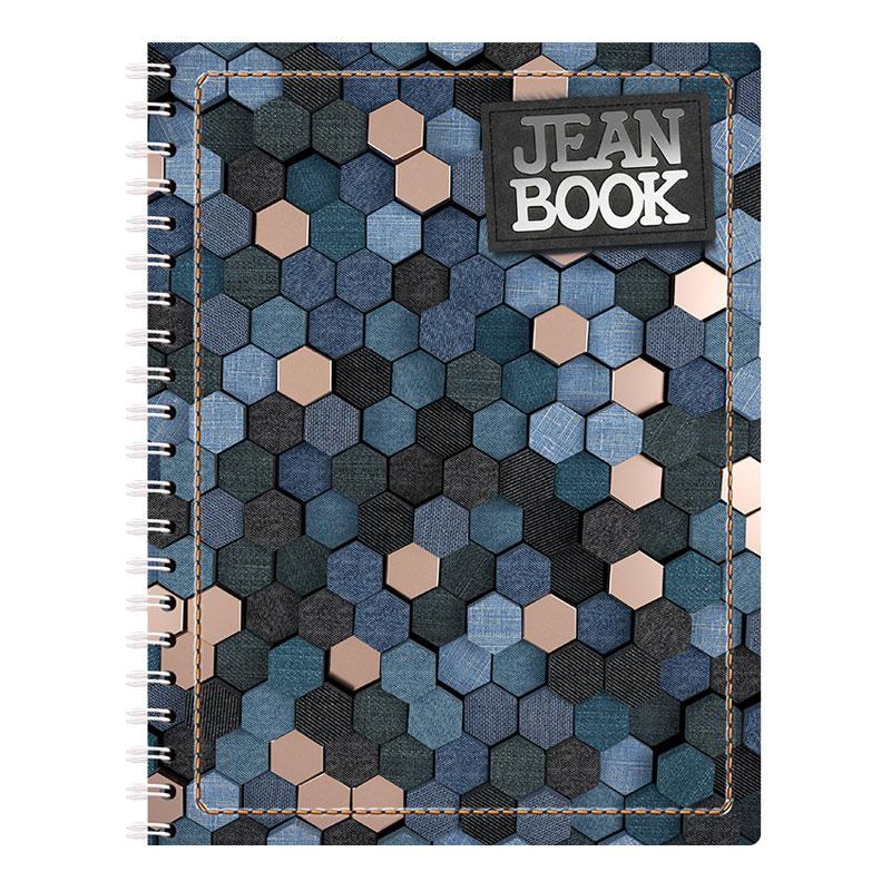 Cuaderno Profesional Doble Arillo Cuadro Grande 100 hjs Jean Book Revolution Norma