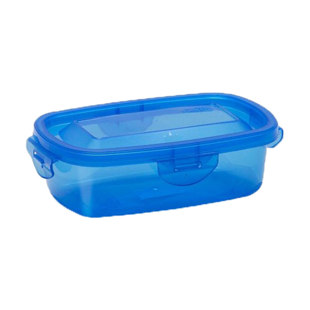 Contenedor de Alimentos Rectangular 210 Hermético Broch Azul Cubasa