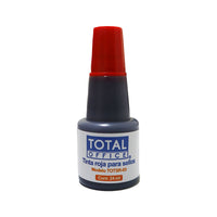 Tinta para Sellos Rojo 24ml Tipo Gotero Total Office