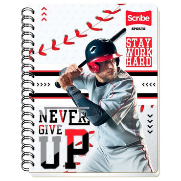 Cuaderno Profesional Doble Arillo Raya 100 hjs Sports Scribe