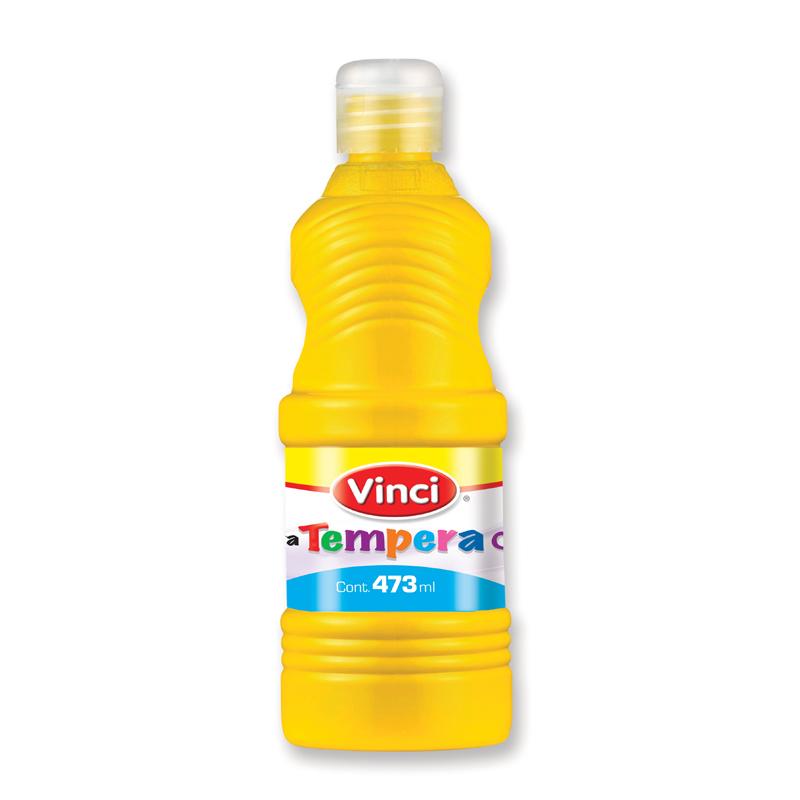 Pintura Tempera Amarillo 473 ml Vinci Dixon