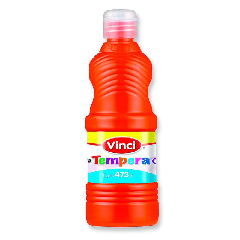 Pintura Tempera Rojo 473 ml Vinci Dixon