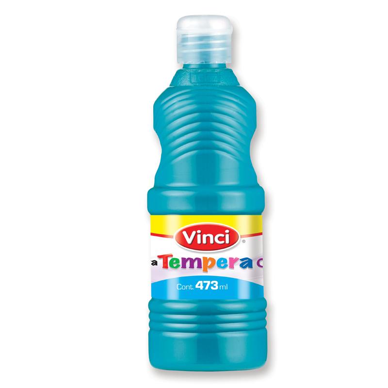 Pintura Tempera Azul Turquesa 473 ml Vinci Dixon