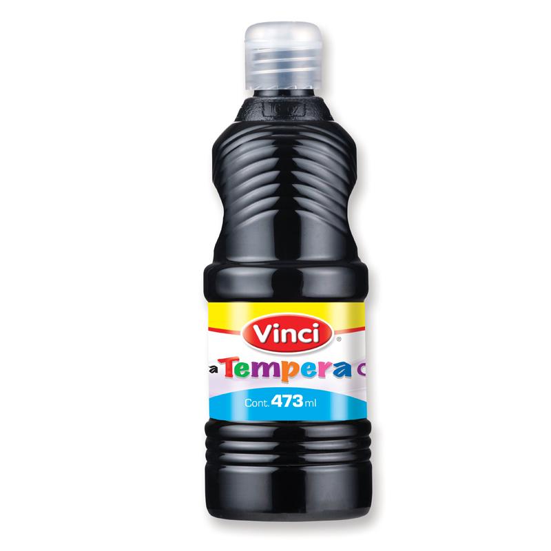 Pintura Tempera Negro 473 ml Vinci Dixon