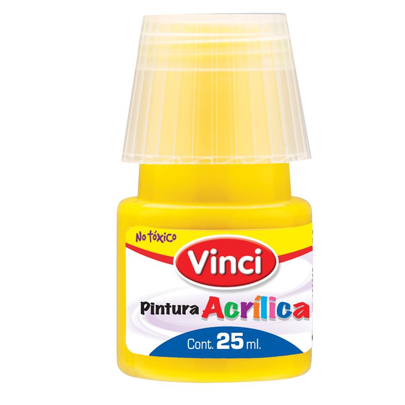 Pintura Acrilica Amarillo Medio 25 ml Vinci Dixon