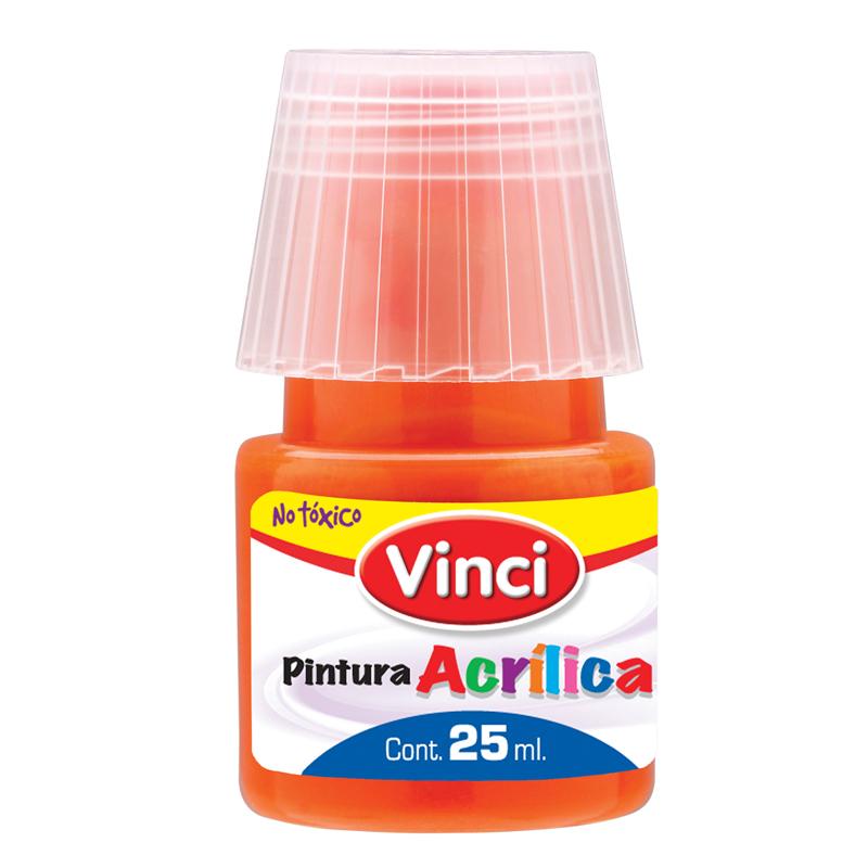 Pintura Acrilica Naranja 25 ml Vinci Dixon