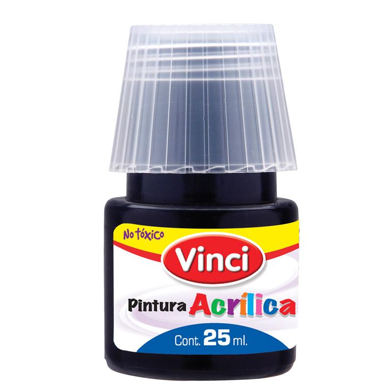 Pintura Acrilica Negro 25 ml Vinci Dixon