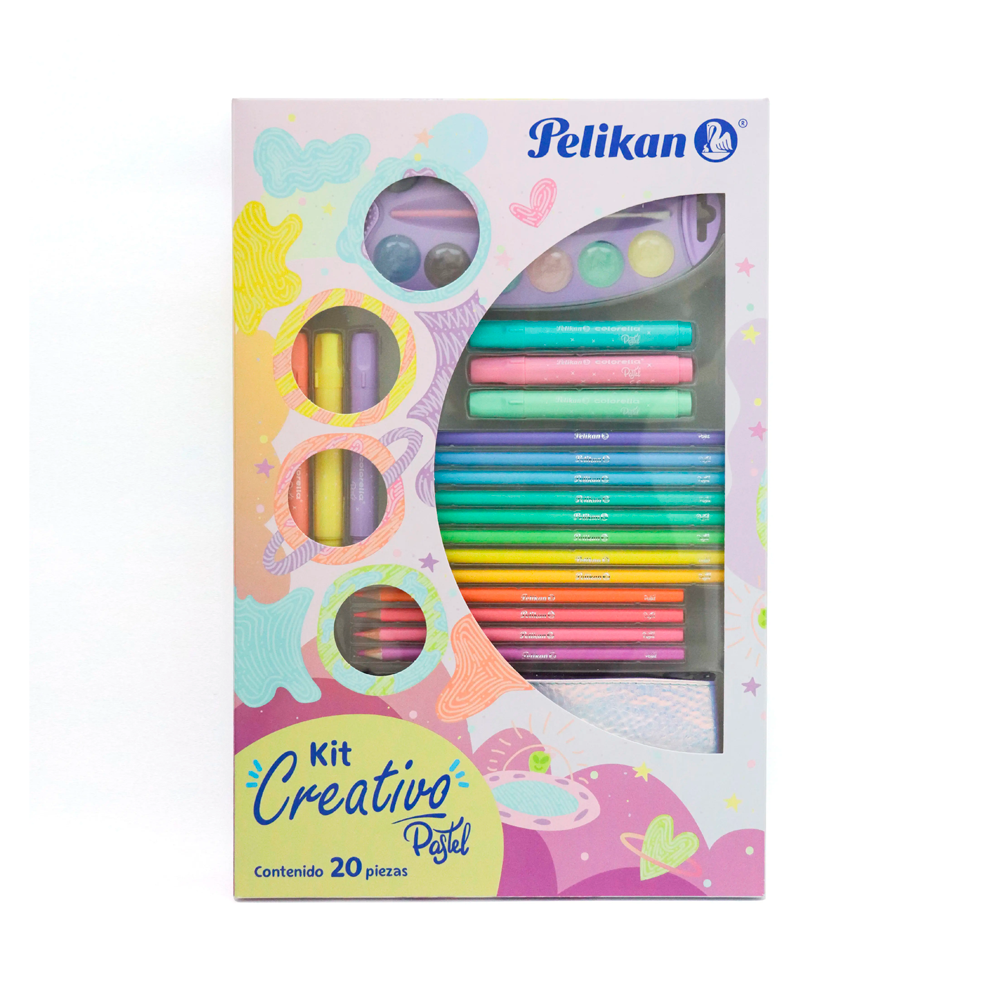 Kit Pastel Caja 20 piezas Pelikan