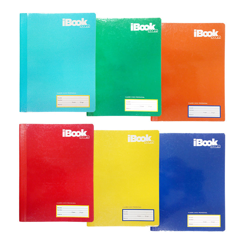 Cuaderno Cosido Profesional Doble Raya 100 Hjs Ibook