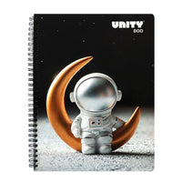 Cuaderno Profesional Doble Arillo Cuadro Grande 100 hjs Unity