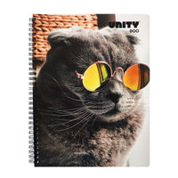 Cuaderno Profesional Doble Arillo Cuadro Grande 100 hjs Unity