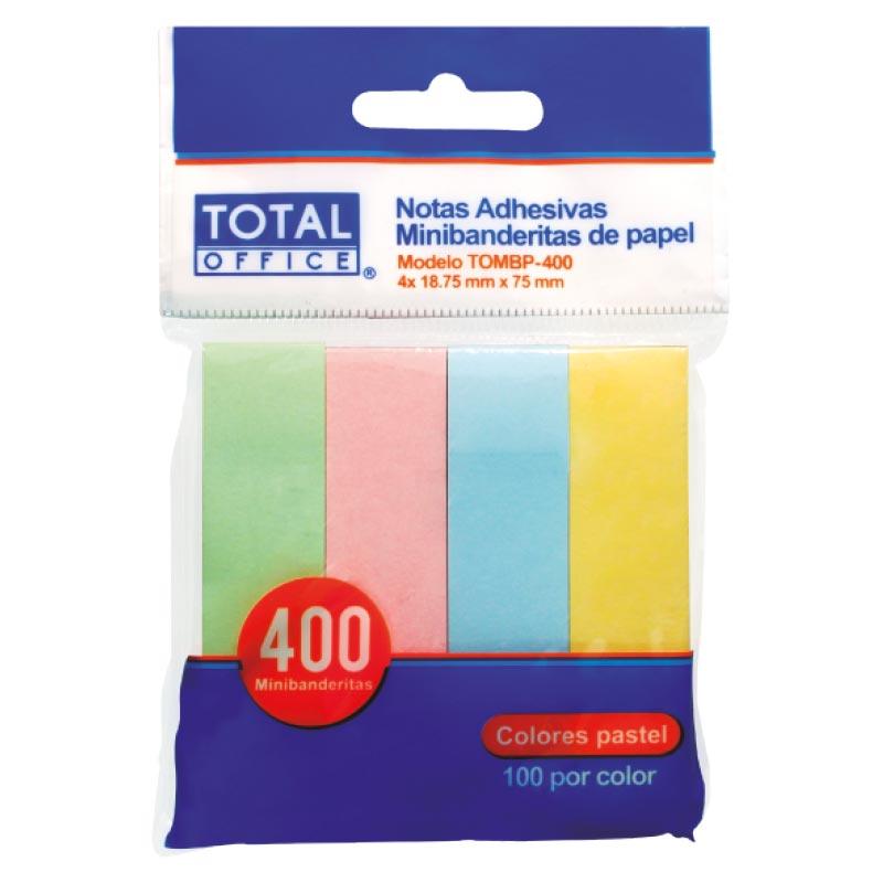 Nota Adhesiva Minibanderitas Pastel Total Office