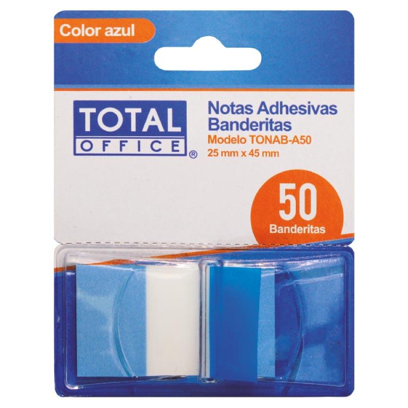 Nota Adhesiva Banderita Azul Total Office