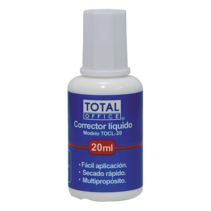 Corrector Liquido 20 ml Total Office