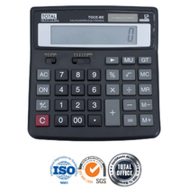 Calculadora 12 Dig. De Escritorio Electrónica Dual Básica Total Office