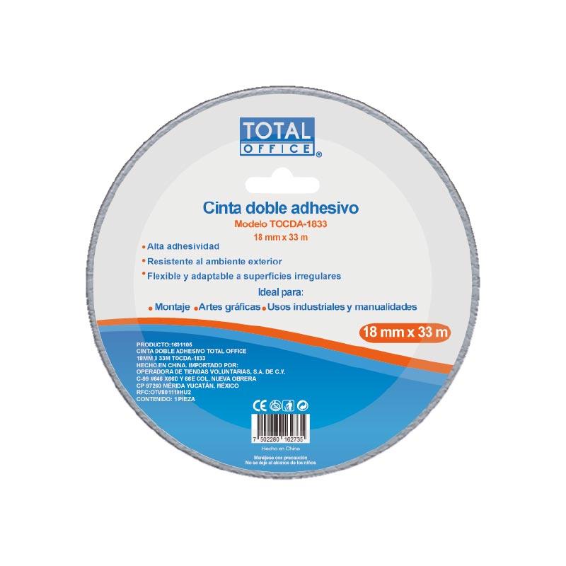 Cinta Doble Adhesivo 18 mm x 33 m Total Office