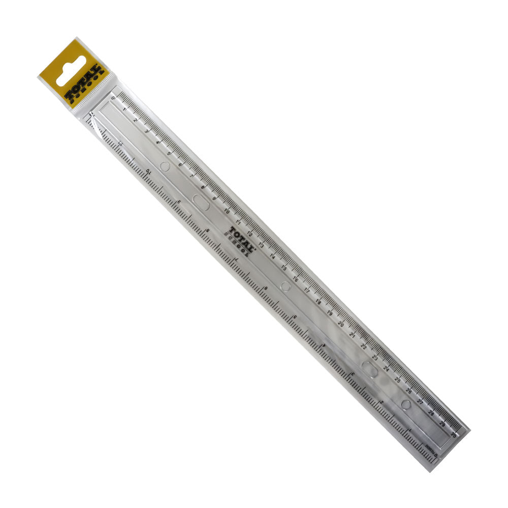 Regla de Plástico 30 cm Total School