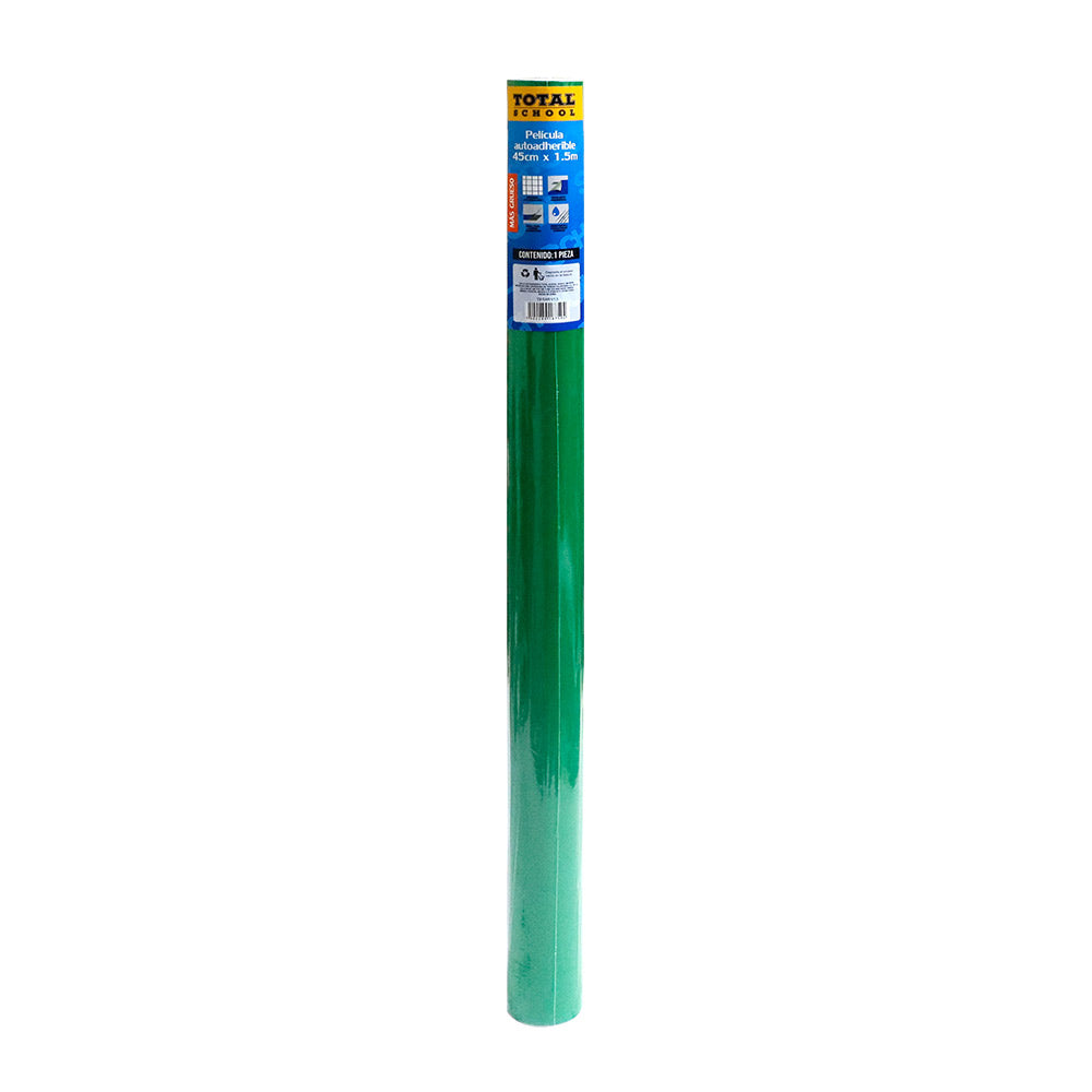 Rollo Autoadhesivo 45 cm x 1.5 m Verde Total School