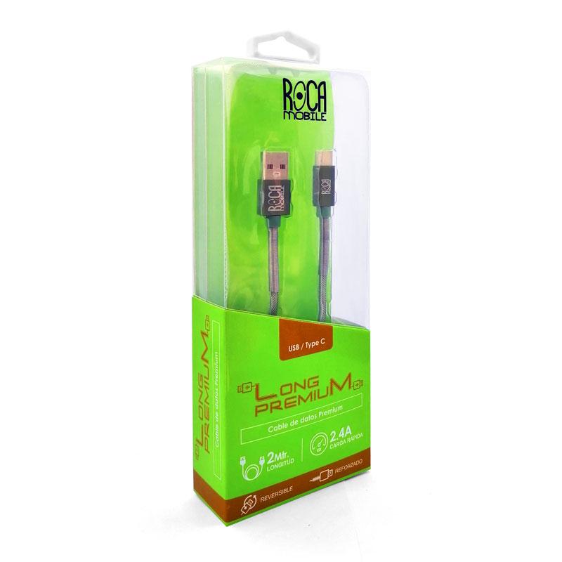 Cable de Datos Premium Tipo C 2 mts Roca Mobile