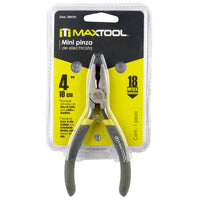 Mini Pinza de Electricista 4 Pulg Plata MaxTool