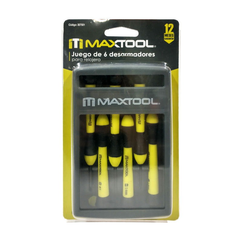 Juego de Desarmadores de Precisión Estuche 6 piezas MaxTool