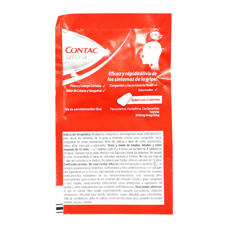 Contac 2 Tabletas 2.7 grs