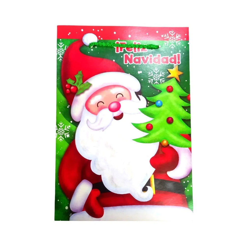 BOLSA DE REGALO NAVIDEÑA GDE. FELIZ NAV.MOD.14 GRANMARK