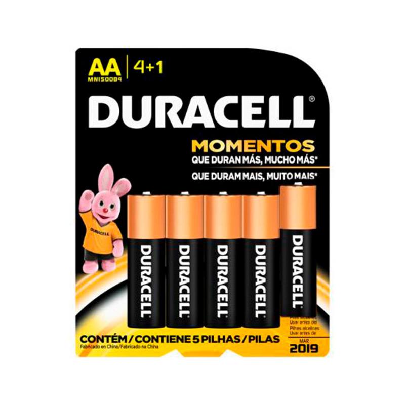 Pila Alcalina AAA C/5 piezas Duracell