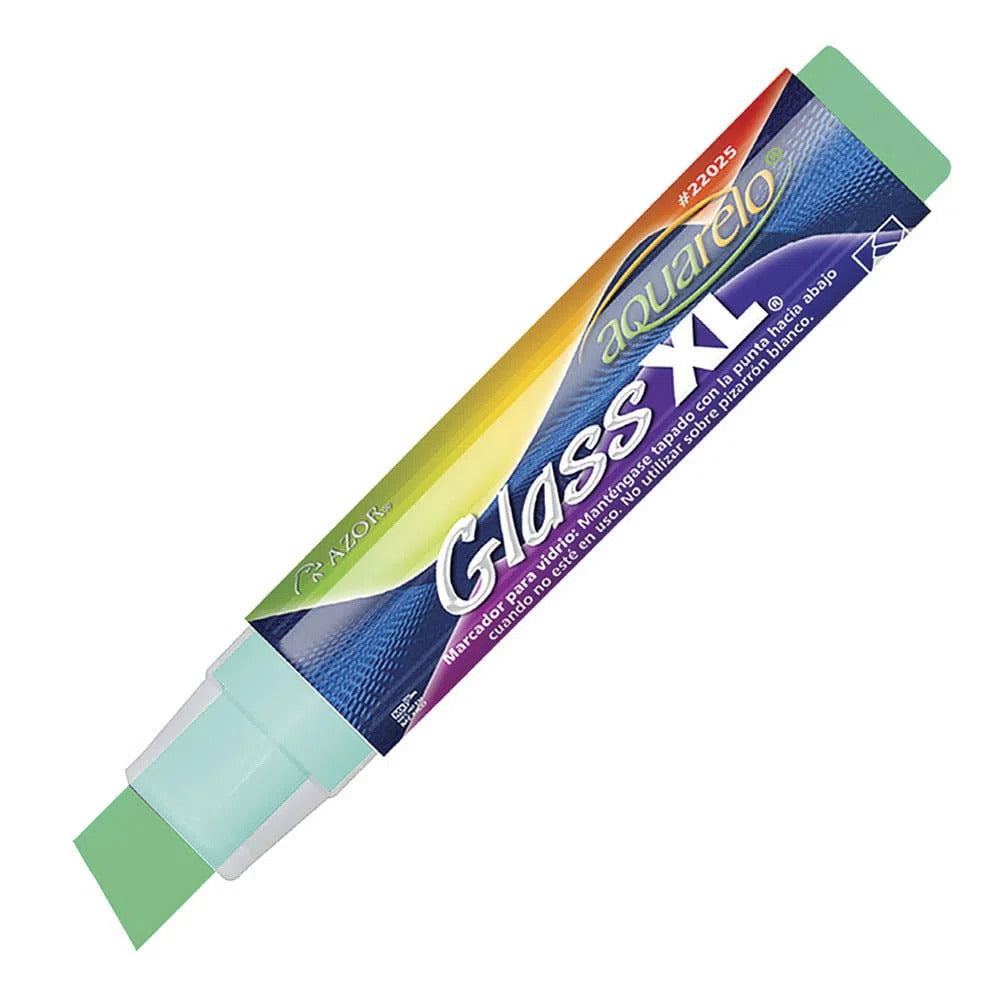 Marcador Verde Aquarelo Glass Azor