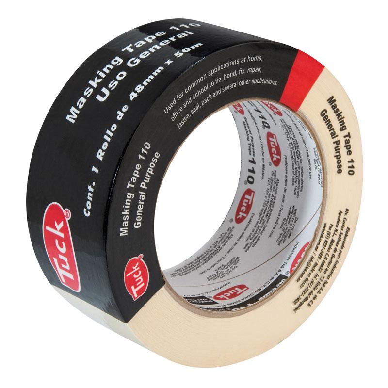 Cinta Masking Tape #110 Crema 48 mm x 50 m Tuk