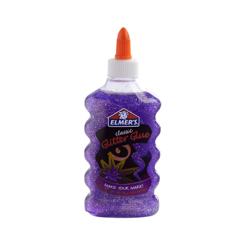 Pegamento Líquido Morado Glitter 177 ml Elmers