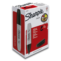 Marcador Permanente Cincel Negro Sharpie Newell