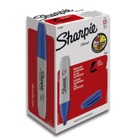 Marcador Permanente Cincel Azul Sharpie Newell